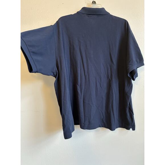 Lacoste Polo Shirt American Flag Logo Mens 4XL European 9, USA Alligator RARE !! - Picture 11 of 14